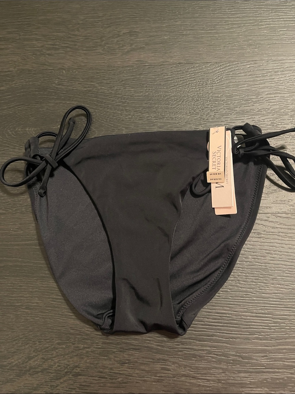 Victoria's Secret Black Side-Tie Bikini Bottom